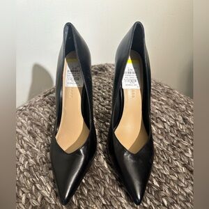 Veronica Beard - Lisa Black Leather Heels 11M